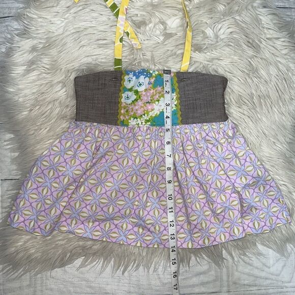 Matilda Jane Clothing MJ Hammond Bay Violet + Ellie Ellie Halter Top sz 6 - Picture 4 of 5